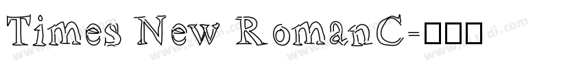 Times New RomanC字体转换